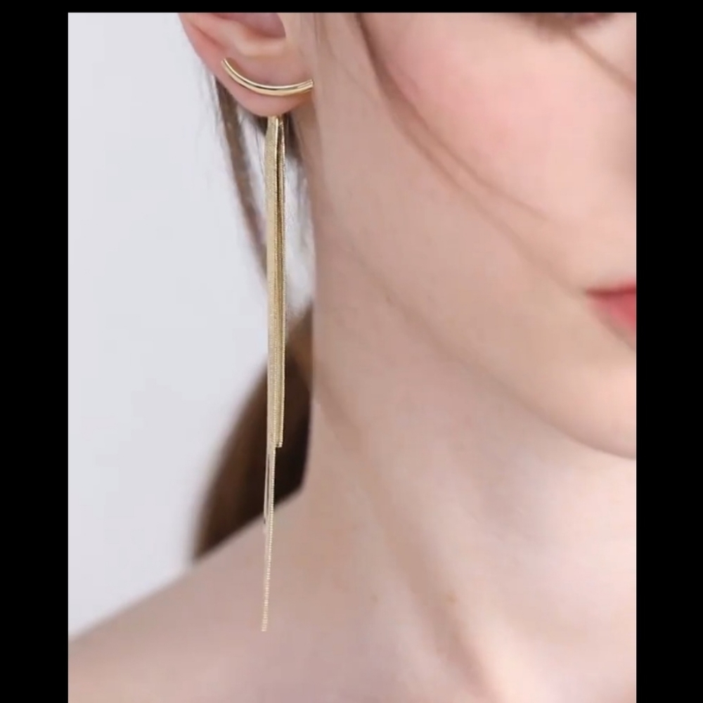 Golden earrings